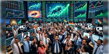 Read more about - Share Market | সপ্তাহের প্রথম দিনেই ১২০০ পয়েন্ট বাড়ল Sensex, ৮ লক্ষ কোটি টাকার লাভ!