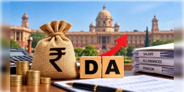 Read more about - DA Increase | কেন্দ্রীয় কর্মীদের জন্য সুখবর, ৩ শতাংশ বাড়ল মহার্ঘ ভাতা (ডিএ)!