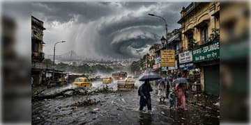 Read more about - Weather Update | শক্তি বাড়িয়ে তীব্র ঘূর্ণিঝড়ে পরিণত হয়েছে ‘অর্ণব’, রাজ্যজুড়ে ঝড়বৃষ্টির সম্ভাবনা