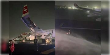 Read more about - SWISS Airline | টেক-অফের সময় ইঞ্জিন বিকল হয়ে লাগে আগুন! সুইস এয়ারলাইন্সের বিমান দুর্ঘটনায় আহত ৬ যাত্রী!