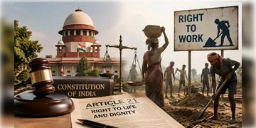 Read more about - Supreme Court | ১০০ দিনের বা ১২৫ দিনের কাজ মৌলিক অধিকার নয়, জনস্বার্থ মামলার শুনানিতে পর্যবেক্ষণ শীর্ষ আদালতের!