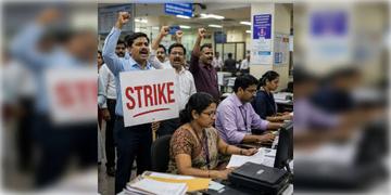 Read more about - Bank Strike | অনির্দিষ্টকালের জন্যে ব্যাঙ্ক ধর্মঘটের ডাক! দেশজুড়ে সমস্যায় পড়বেন গ্রাহকরা
