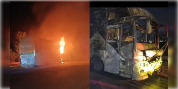 Read more about - Greater Noida Bus Fire | চলন্ত স্লিপার বাসে ভয়াবহ অগ্নিকাণ্ডে, জীবন্ত দগ্ধ ৯! আহত একাধিক