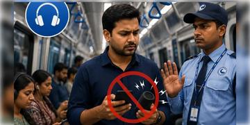 Read more about - Metro | মেট্রোয় হেডফোন ছাড়া গান শুনলেই ২,৫০০ টাকা পর্যন্ত জরিমানা! নতুন নিয়ম চেন্নাইয়ে, কলকাতাতেও চালু হবে এই নিয়ম?
