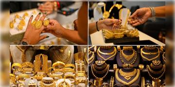 Read more about - Gold Rate Today | সপ্তমীতে কত দাঁড়াবে ১৮ ক্যারেট, ২২ ক্যারেট ও ২৪ ক্যারেট হলমার্ক সোনার দাম? দেখে নিন একনজরে