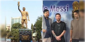 Read more about - Lionel Messi's Statue | ভাঙাই পড়তে চলেছে লেকটাউনের মেসির মূর্তি! 'টুকরো টুকরো করে সরাতে হবে'-মত বিশেষজ্ঞদের