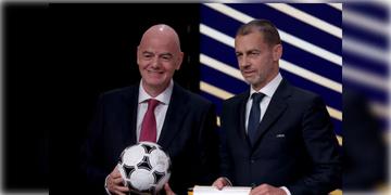 Read more about - FIFA | ফিফার বিরুদ্ধে একজোট উয়েফা-কনকাকাফ, অনিশ্চয়তার মুখে মোট ৯৬টি দেশের বিশ্বকাপ ভবিষ্যৎ!