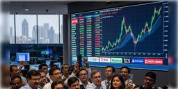 Read more about - Stock Market | শেয়ার বাজারে বড় লাফ, আয় ৪ লক্ষ কোটি টাকা! একধাক্কায় ১১০০ পয়েন্ট উঠল সেনসেক্স!